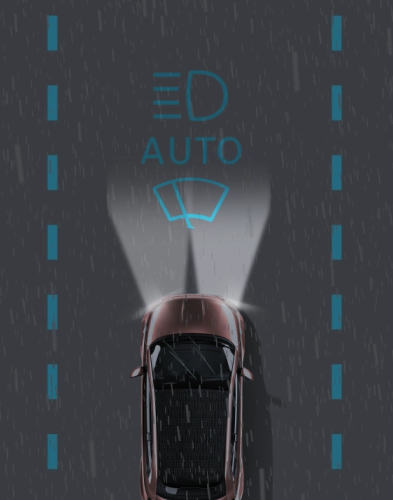 Senzor de ploaie și crepuscular