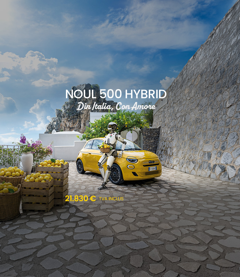 Noul Fiat 500 Hybrid
