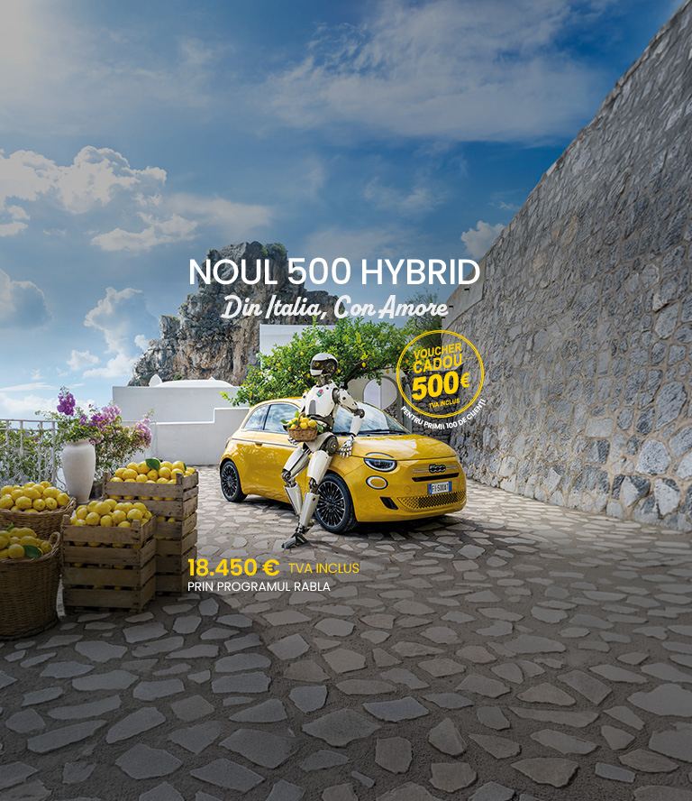 Noul Fiat 500 Hybrid