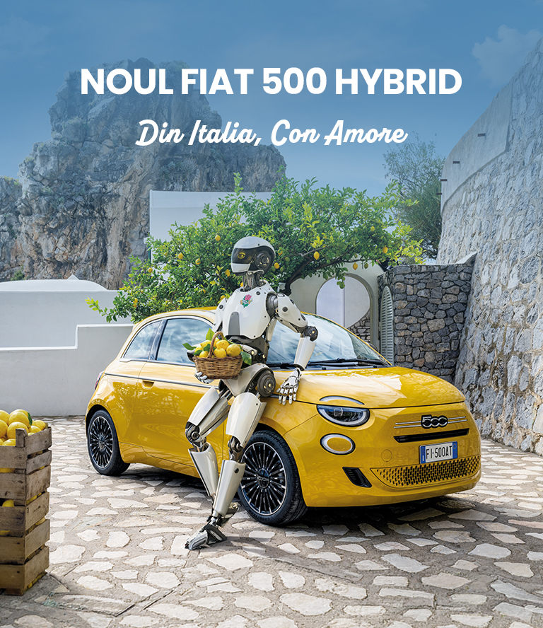 Noul Fiat 500 Hybrid